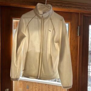 Columbia Cream Full-Zip Fleece Jacket